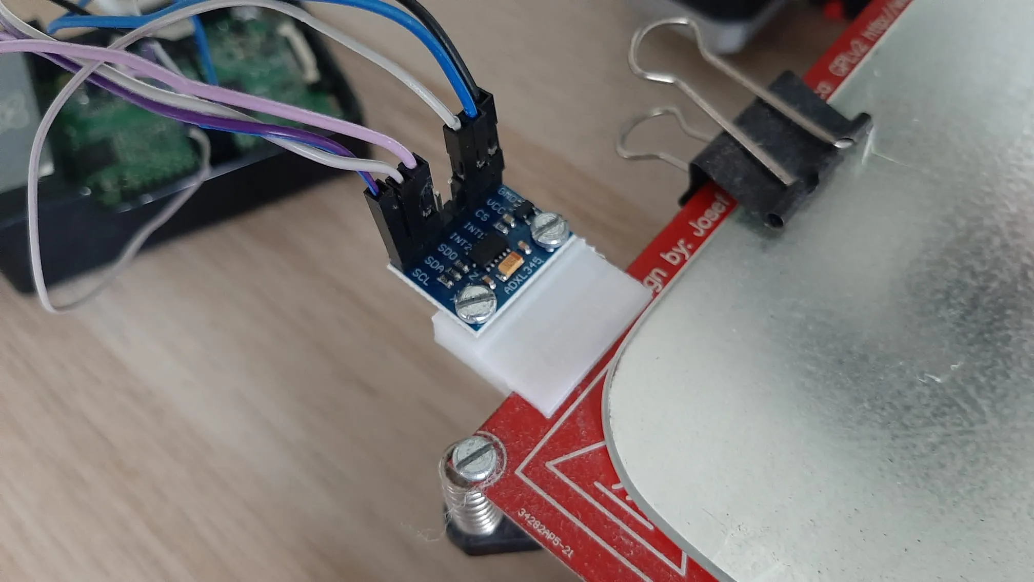 Tiêu đề ADXL345 PCB Heatbed MK2B mount Tóm tắt ADXL345 PCB Heatbed MK2