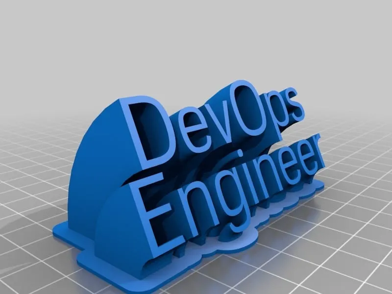 Biển Tên 2 Dòng Cho Kỹ Sư DevOps