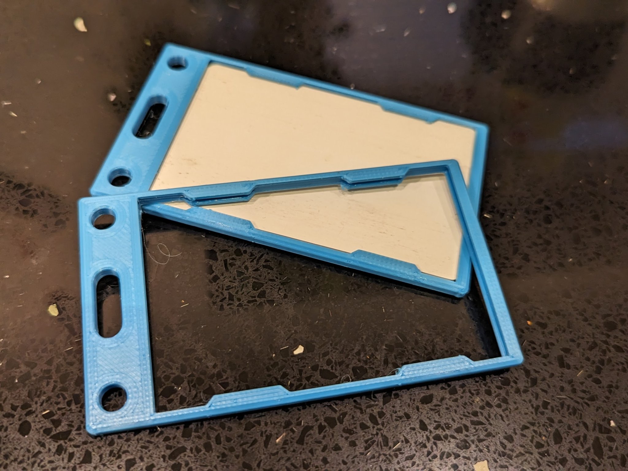 ID Badge Holder For 2 Cards - Skeleton Version