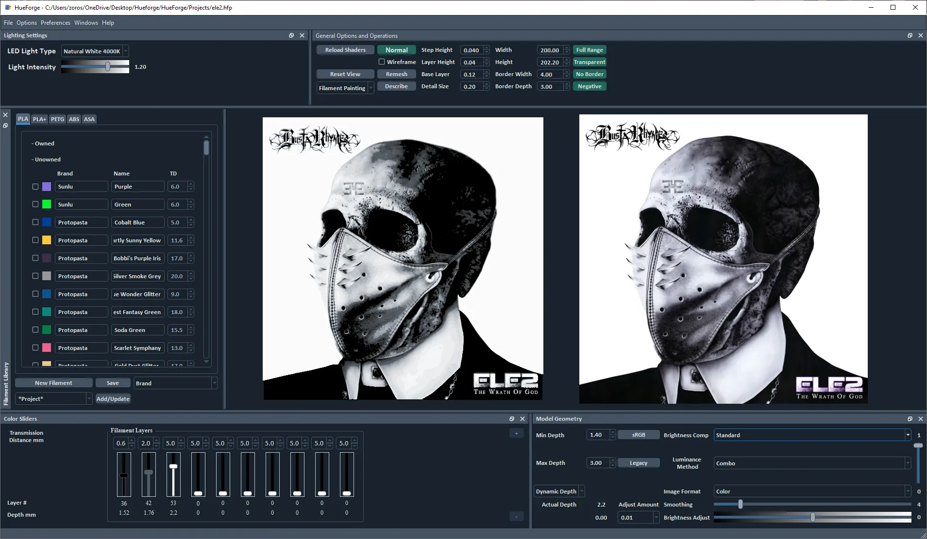 Bìa Album Busta Rhymes E.L.E. 2 - Tượng Hueforge