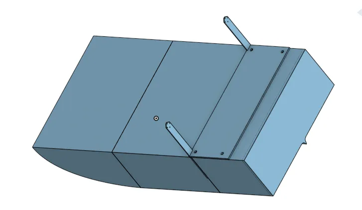 Thuyền Đáy Bằng Có Đế Gắn Động Cơ Drone