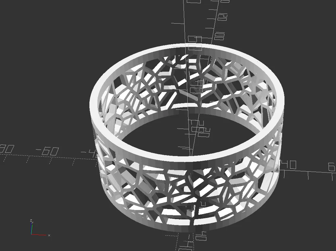 Vòng đeo tay Voronoi có thể đeo được