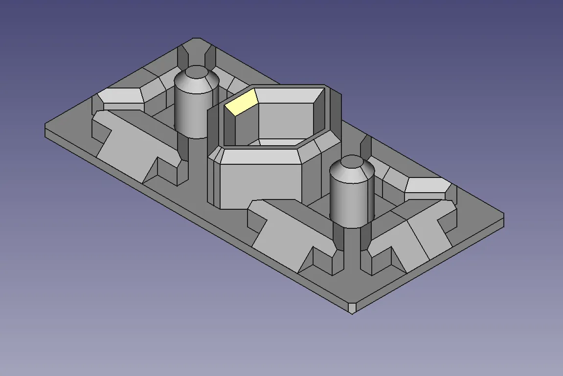 Nắp bịt đầu 20x40 khe 6