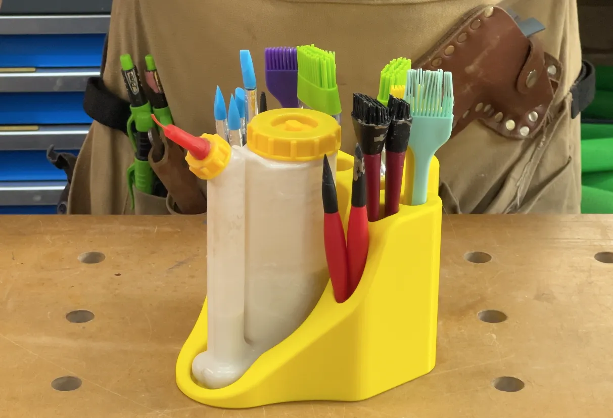 Tiêu đề GlueBot Cup Tóm tắt Giá đỡ và giá đỡ cho Gluebot 16oz