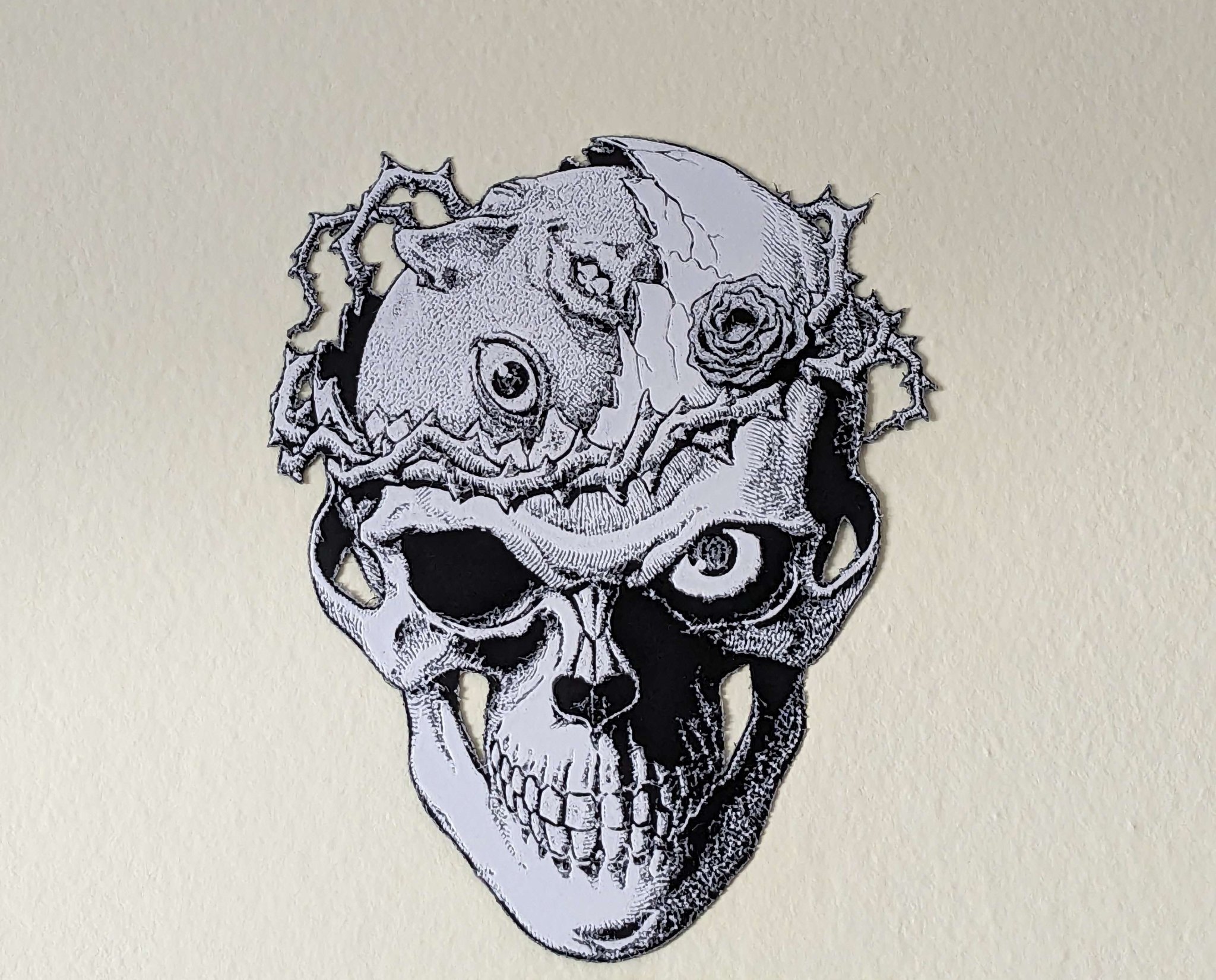 Tiêu đề Skull Knight từ Berserk - HueForge Tóm tắt HueForge - Skull