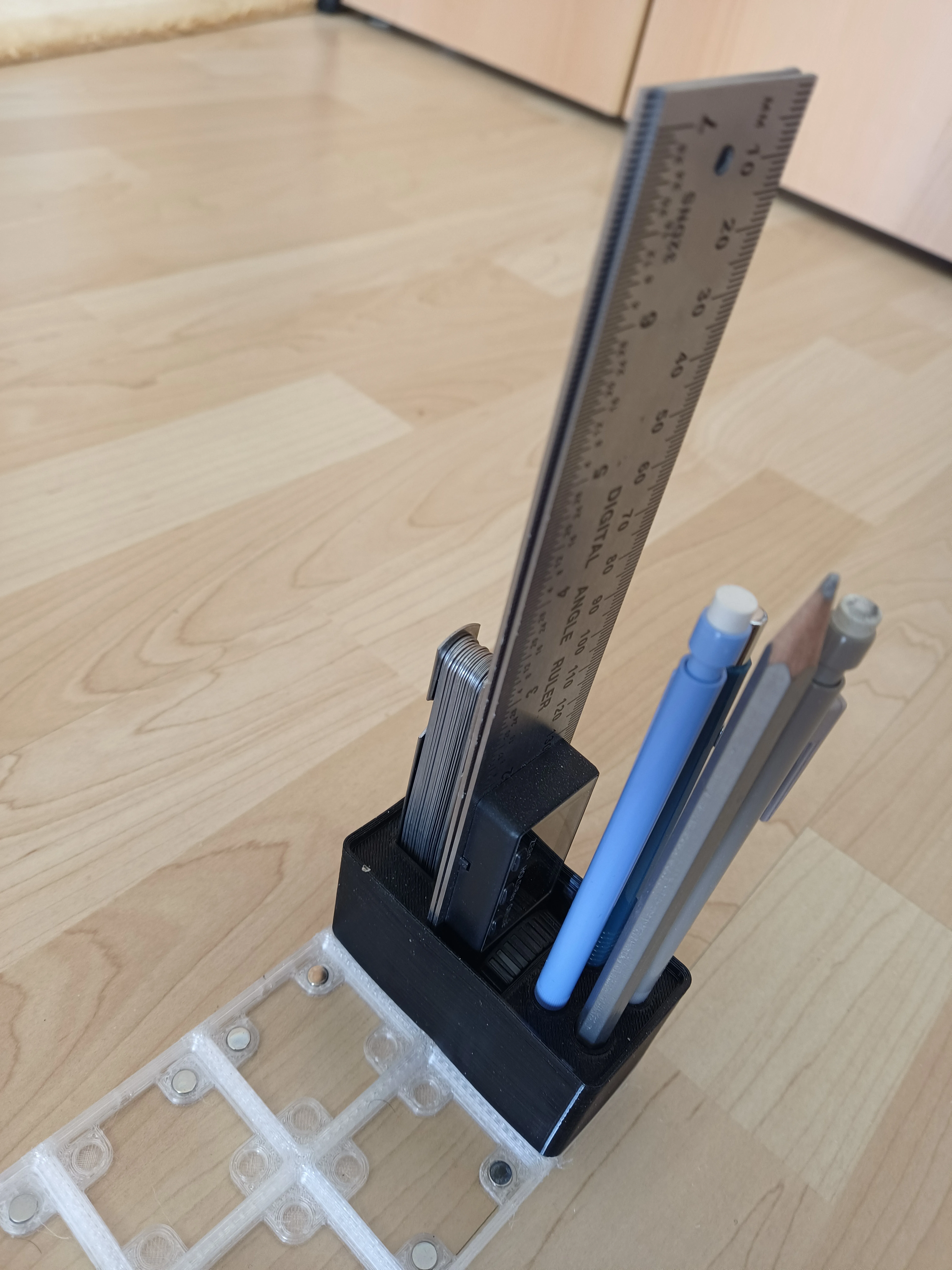 Tiêu đề Giá đỡ máy đo góc bút chì và máy đo độ dày cho Gri