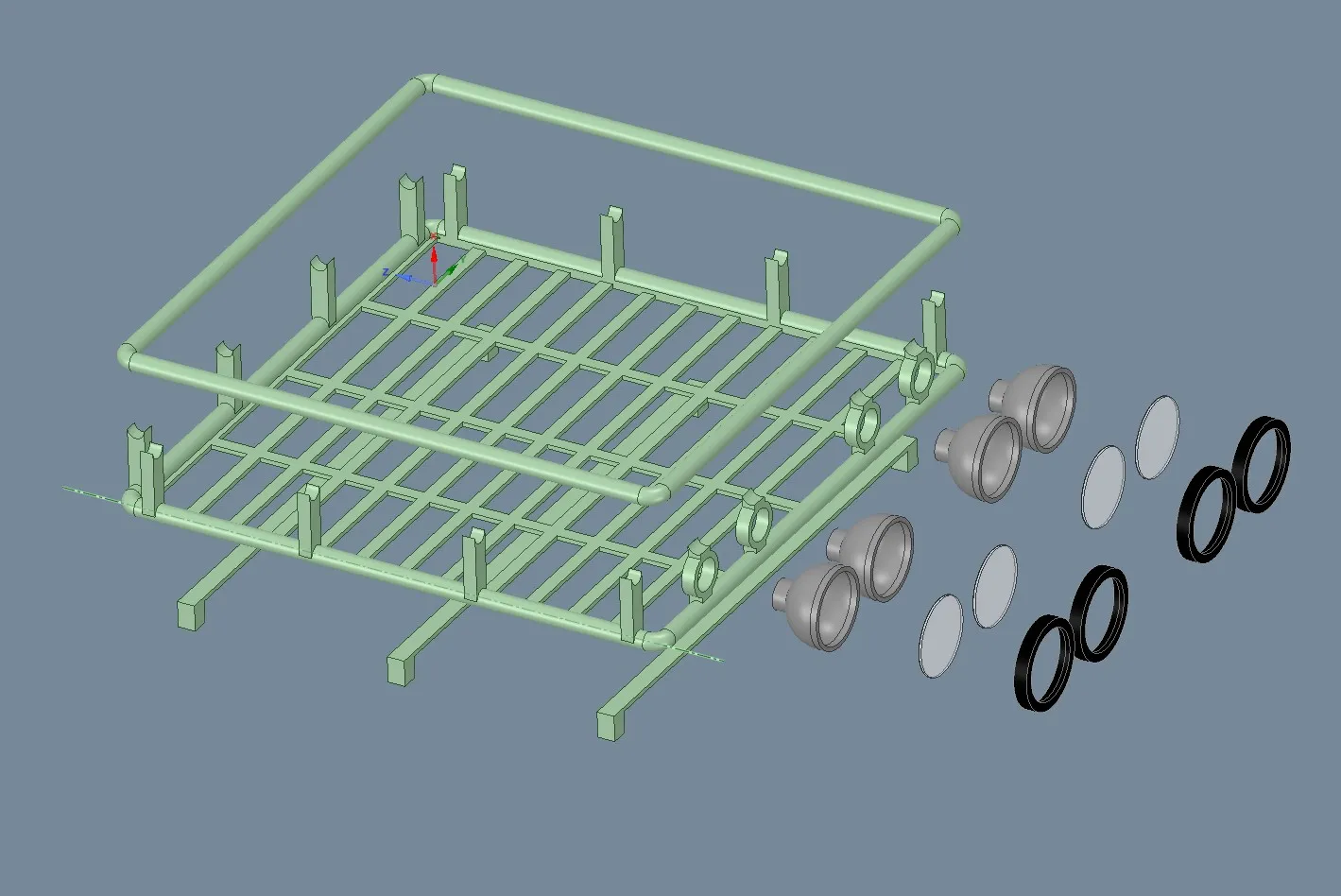 Giá đỡ mui xe cho xe RC