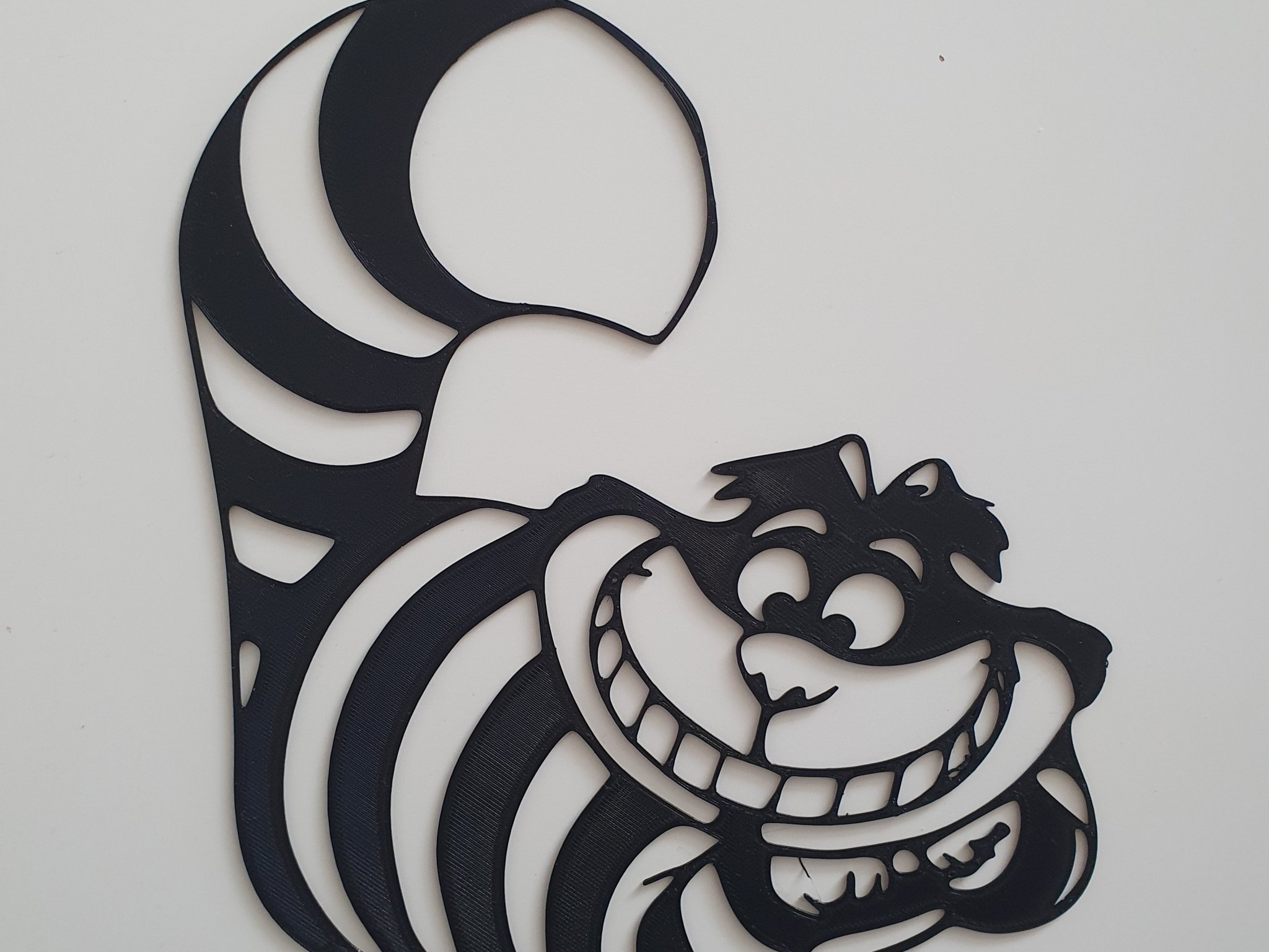 Trang trí tường hình mèo hài hước