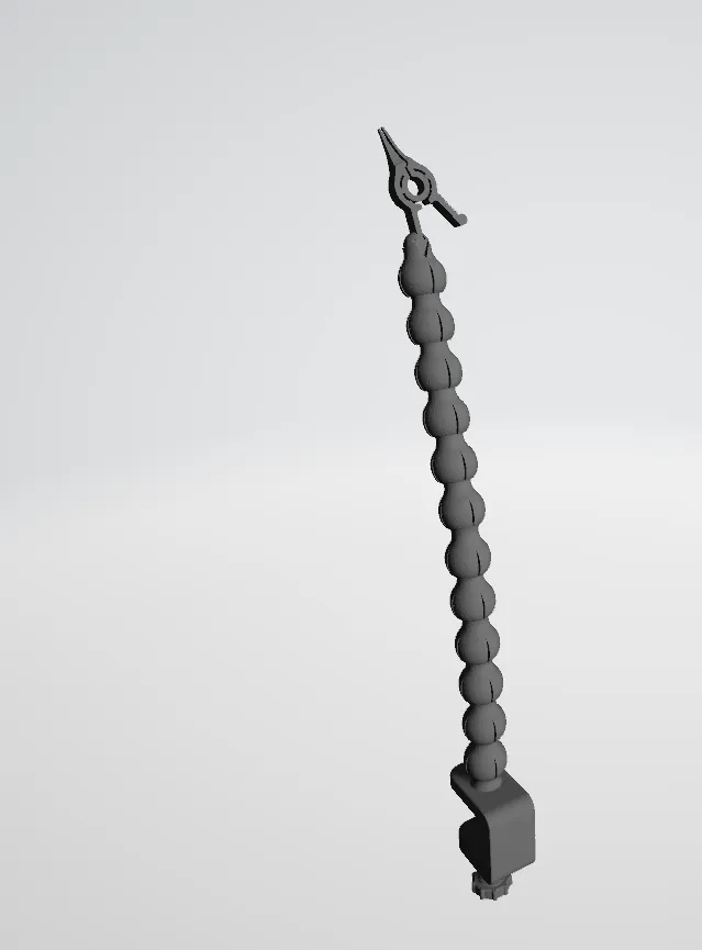 FULLY 3D PRINTABLE MINIFIGURE PAINTING ARM CLIP THING