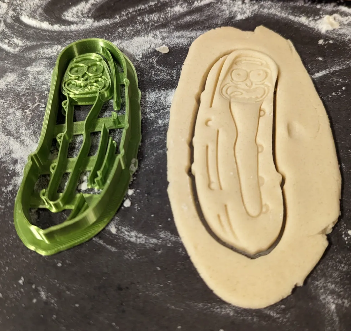 Tiêu đề Cookie Cutter - Pickle Rick Tóm tắt Máy cắt bánh quy Pickl