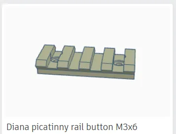 Tiêu đề HT Diana phía trước picatinny đường sắt Tóm tắt Đư