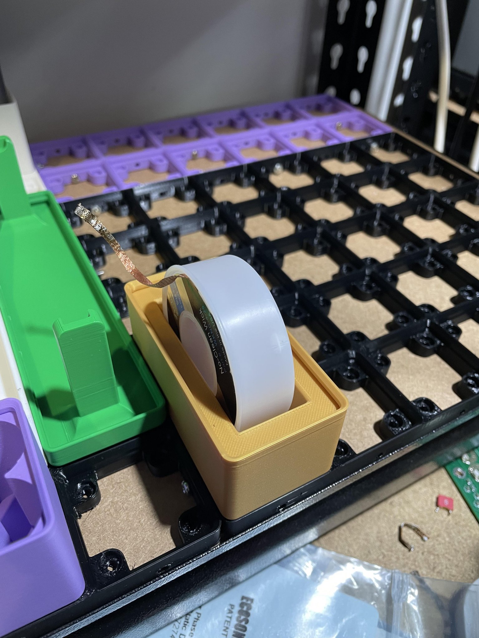 Hộp Lưới Desolering Braid Gridfinity