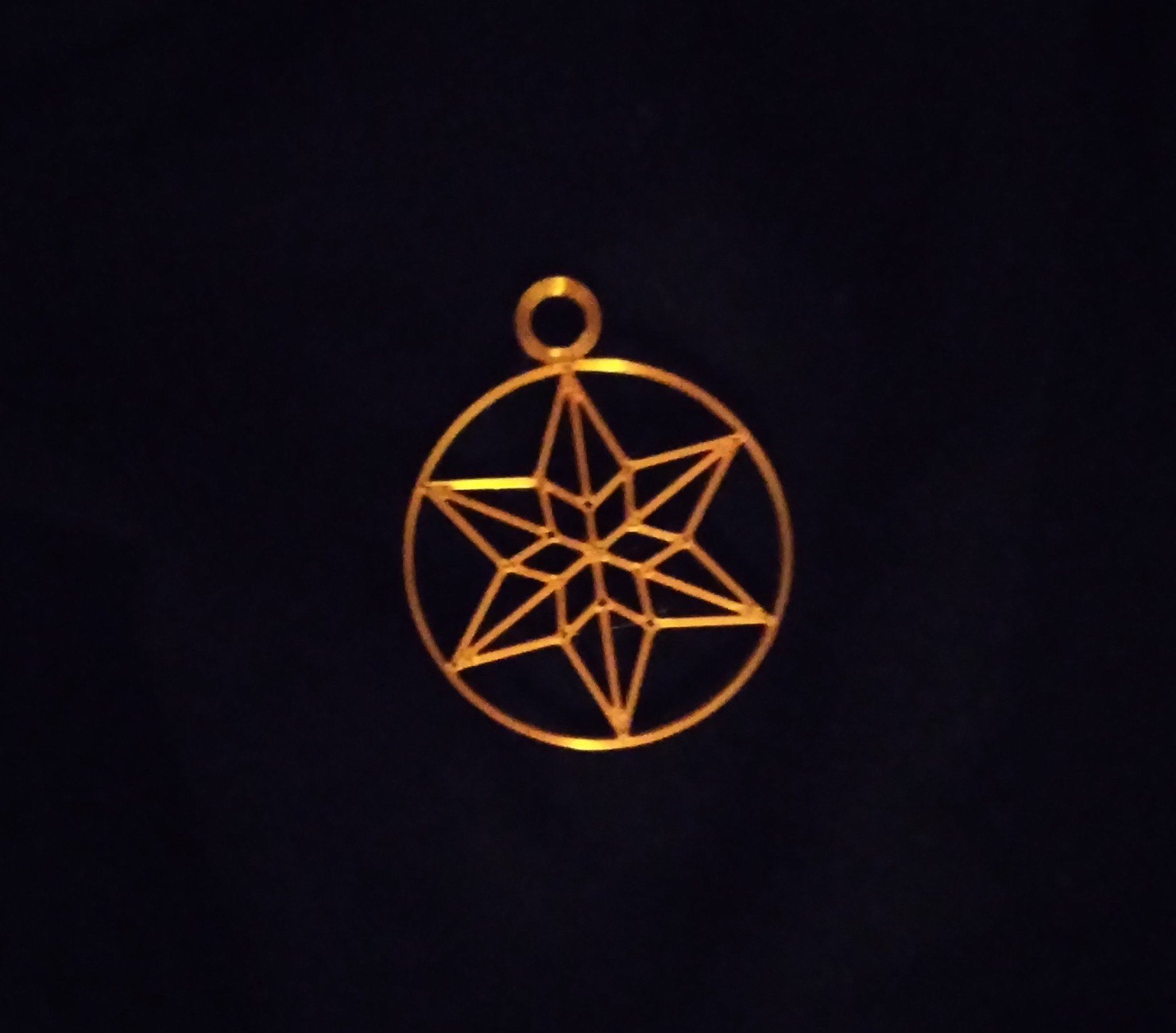 Tiêu đề Ringed Star AmuletBông tai Tóm tắt Ringed Star có thể đe