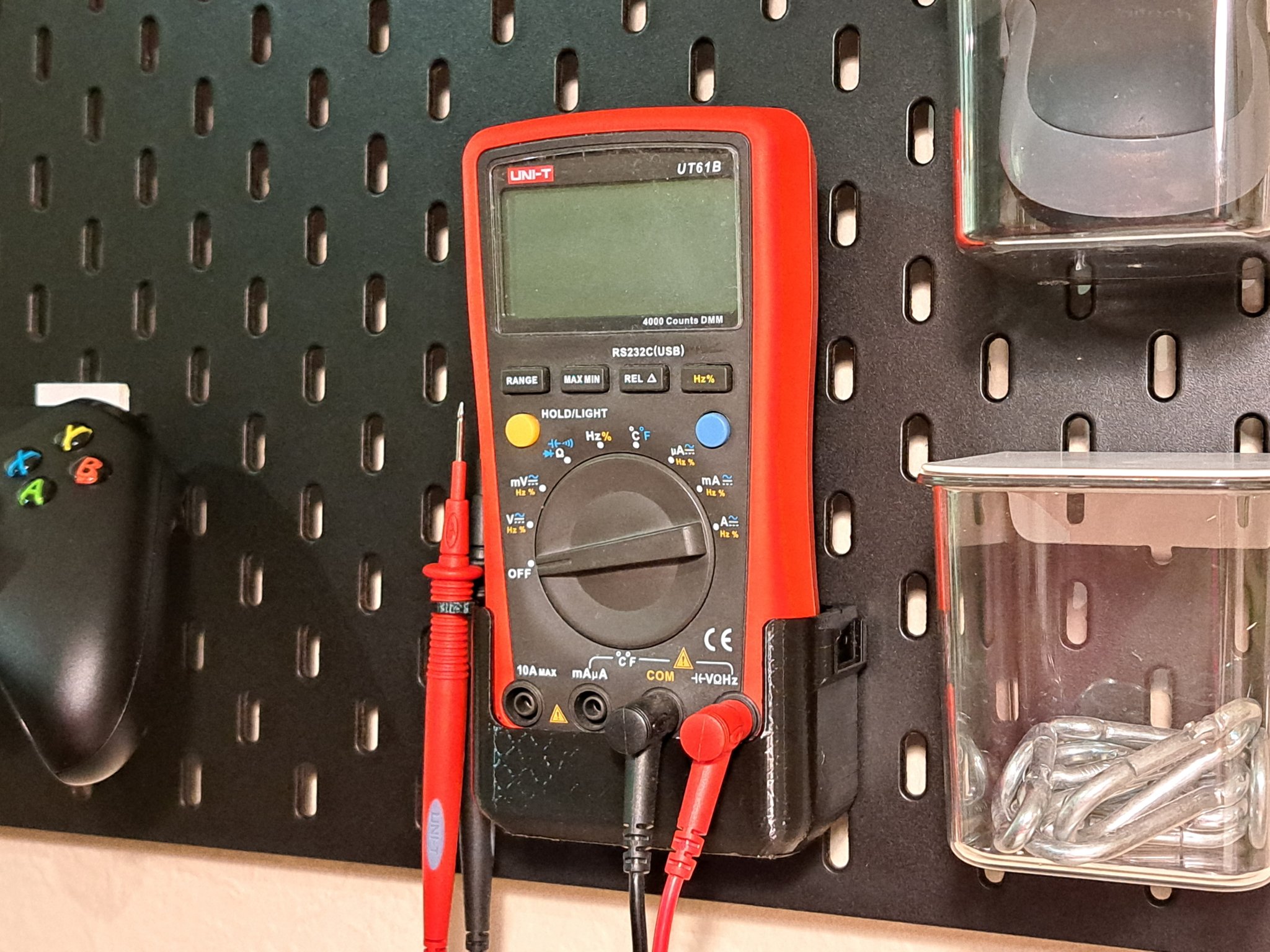 UNI-T UT61 series Ikea Skadis holder