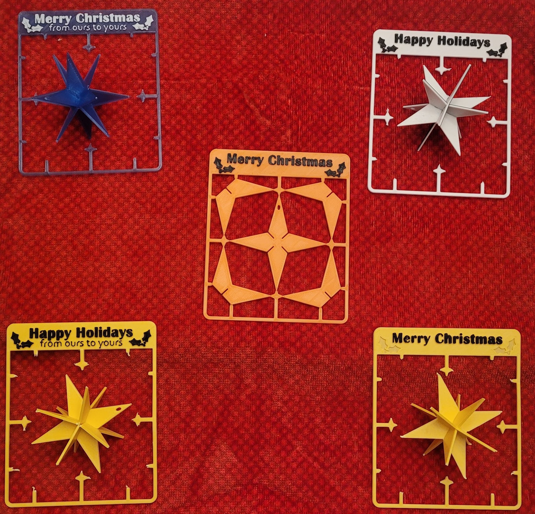 Tiêu đề Thẻ Moravian Star Kit Tóm tắt Thẻ ngôi sao Moravian gắn