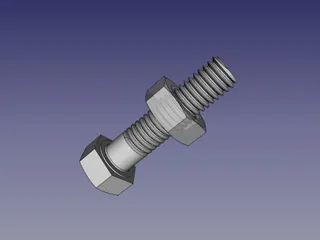 Bộ Vít Lục Giác và Đai Ốc In 3D (3 Kích Cỡ)