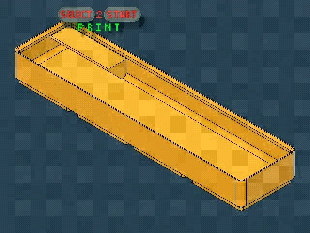 Hộp 1x4x2.5 | Nhãn Dán | Gridfinity | Sắp Xếp Bàn Làm Việc | Dụng Cụ