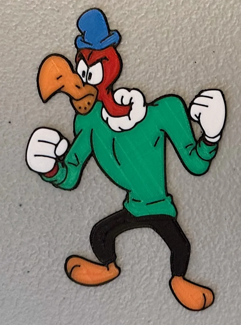 Nam Châm Chim Gõ Kiến Đa Sắc