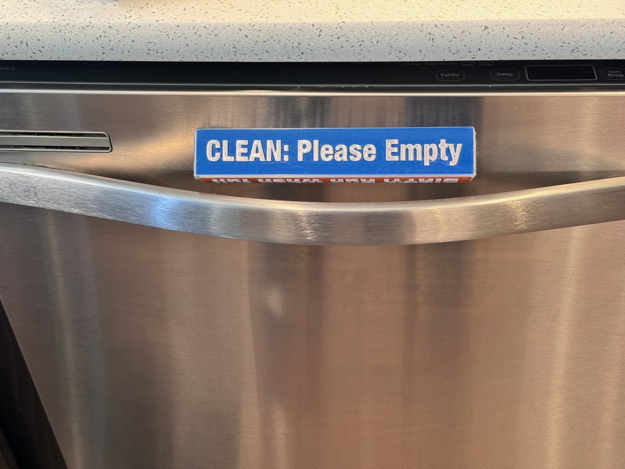 Biển Báo Máy Rửa Chén Prism