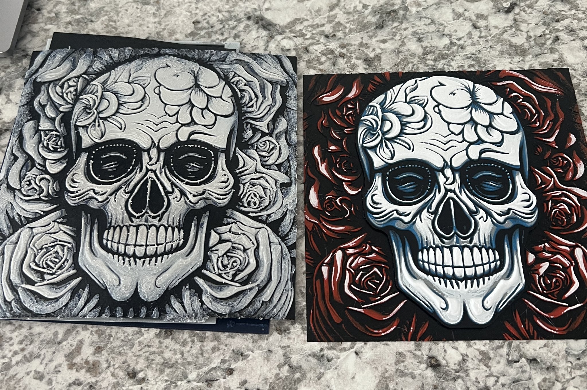 HueForge Đầu Lâu & Hoa Hồng