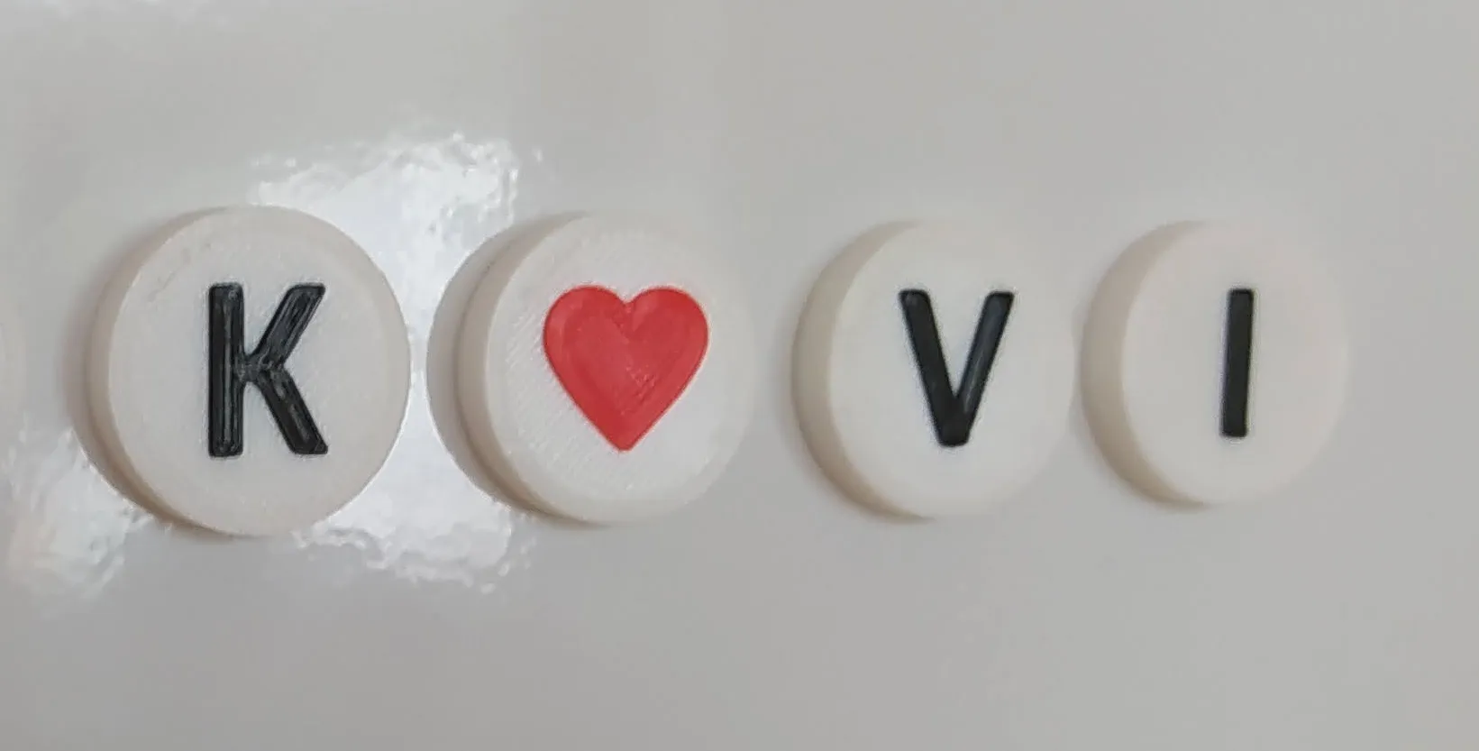 Printed fridge magnets/Tištěné magnetky na lednici