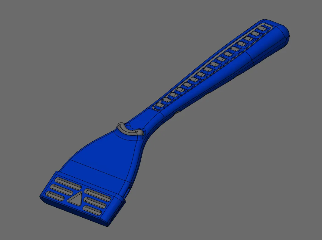 Tiêu đề Tay cầm dụng cụ cạo lưỡi dao cạo một cạnh có nắ