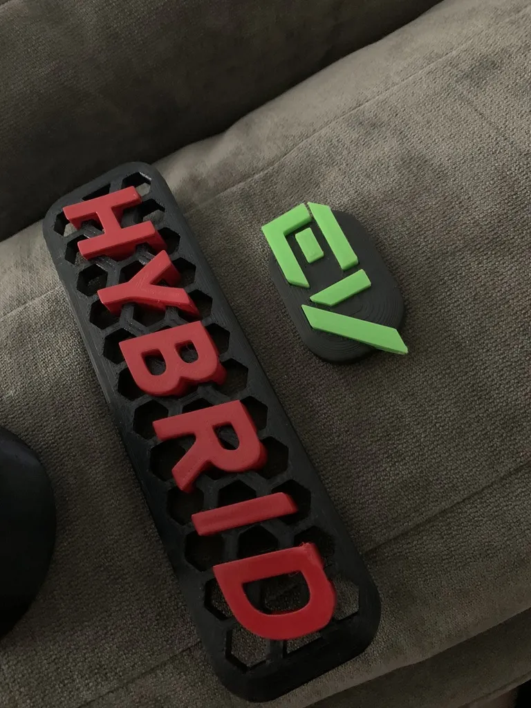 Logo Xe Hybrid & EV (Xe Điện)