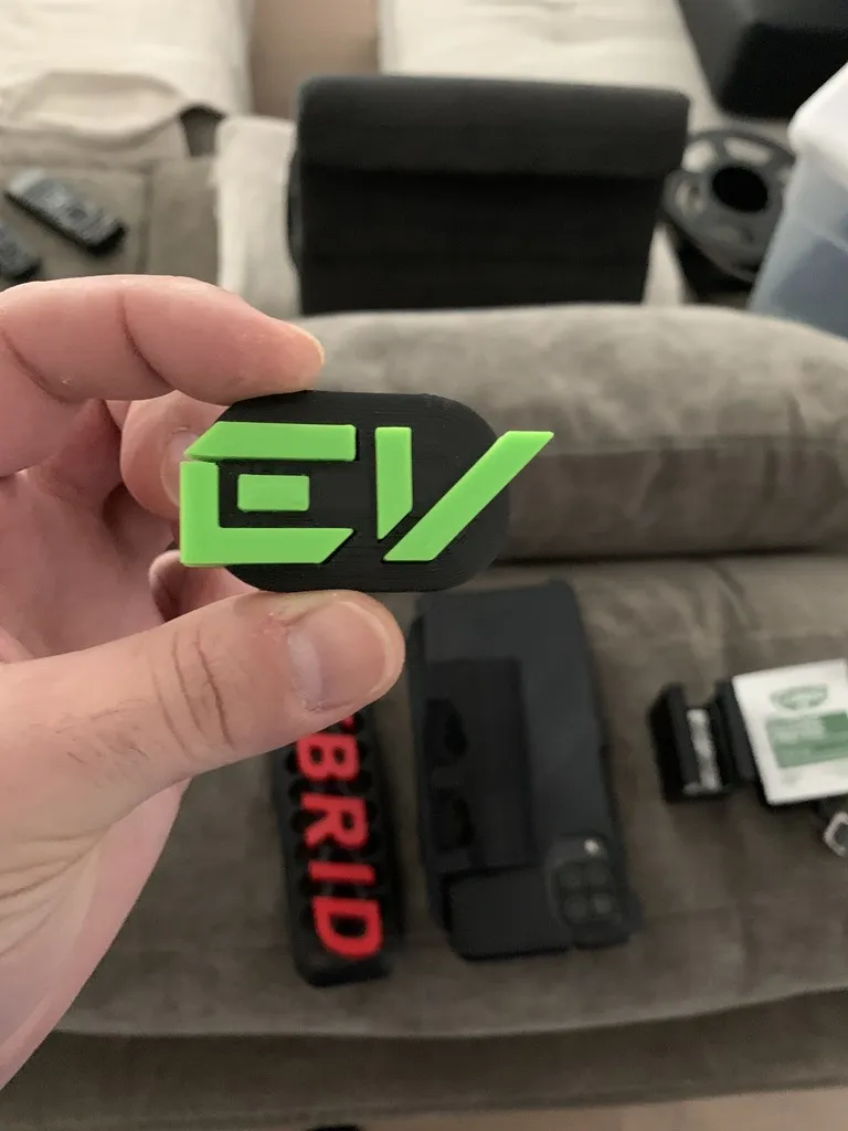 Logo Xe Hybrid & EV (Xe Điện)