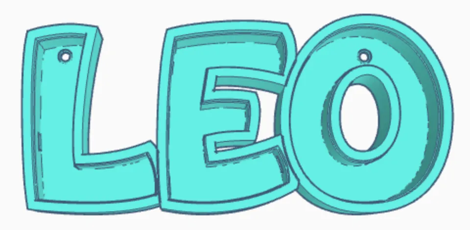 Tiêu đề LEO LED- Namenslampe Đèn tên Tóm tắt LEO cũng như đèn