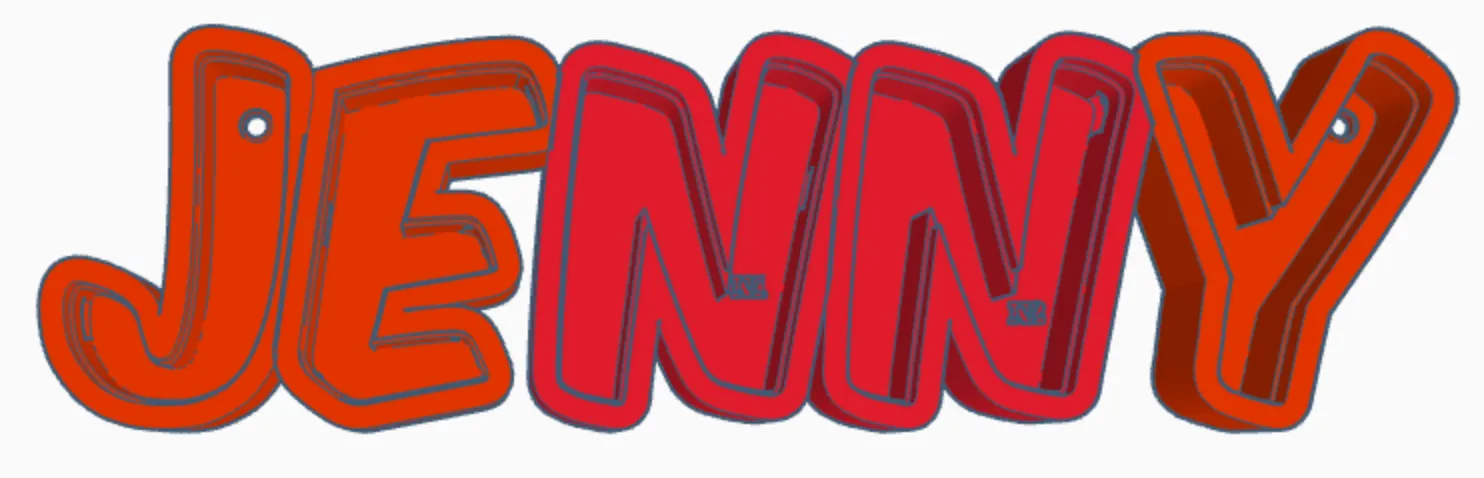 Tiêu đề JENNY LED- Namenslampe Đèn tên Tóm tắt JENNY cũng có đ