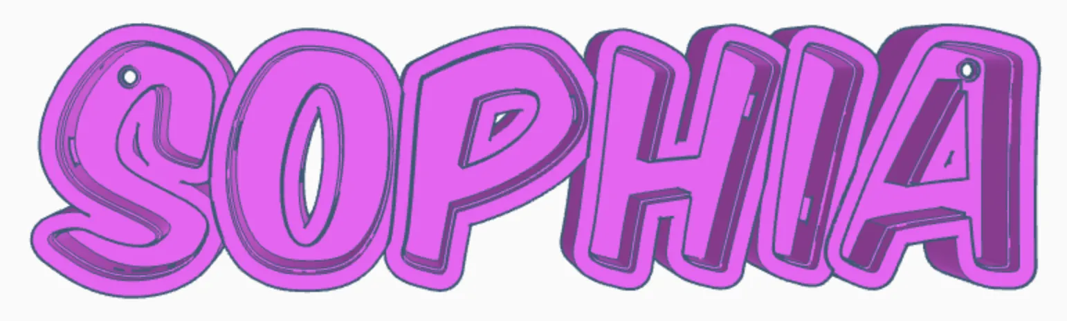 Tiêu đề SOPHIA LED- Namenslampe Đèn tên Tóm tắt SOPHIA cũng như