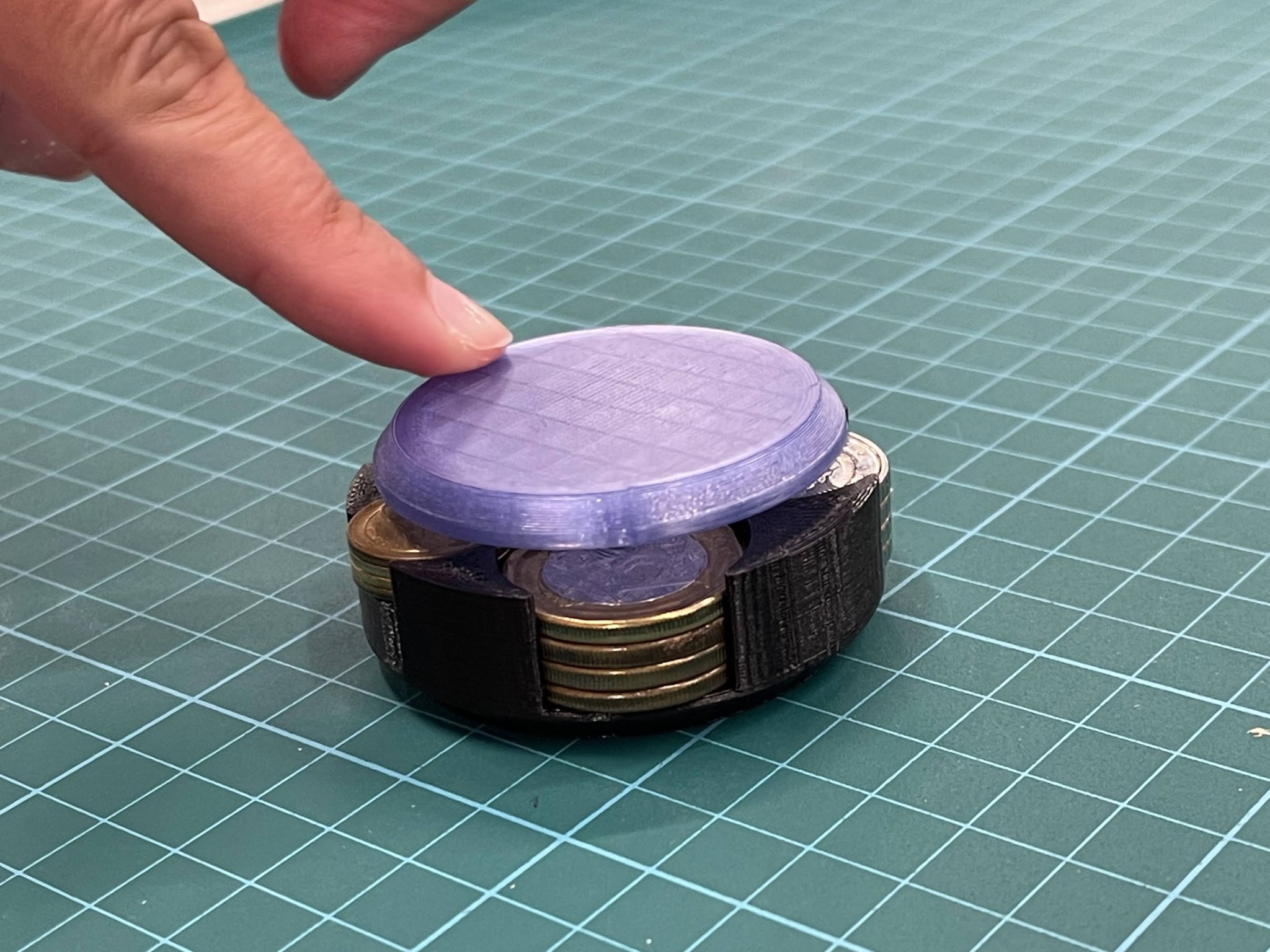 SGD Coin CANister EDC coin holder puck