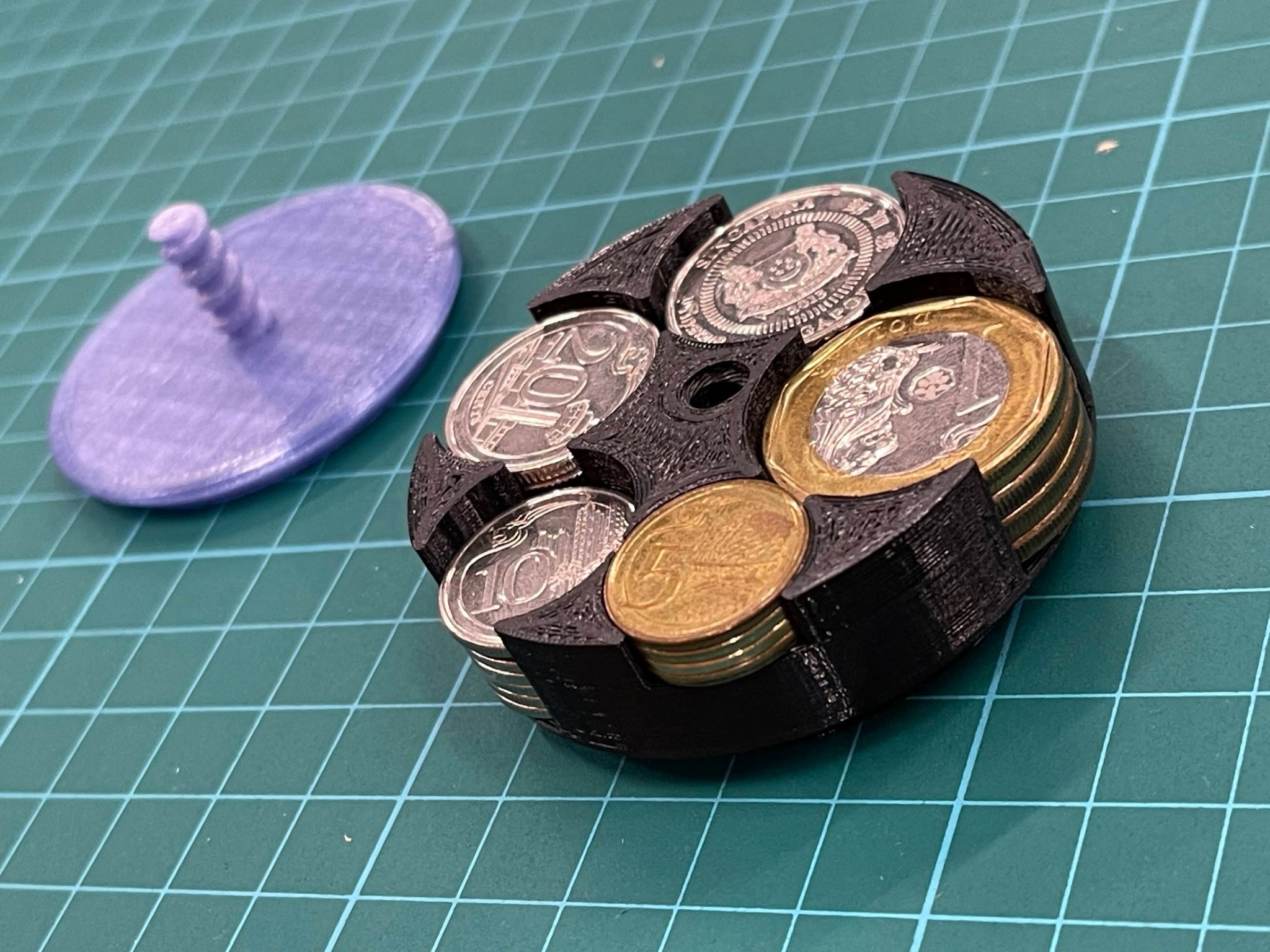 SGD Coin CANister EDC coin holder puck