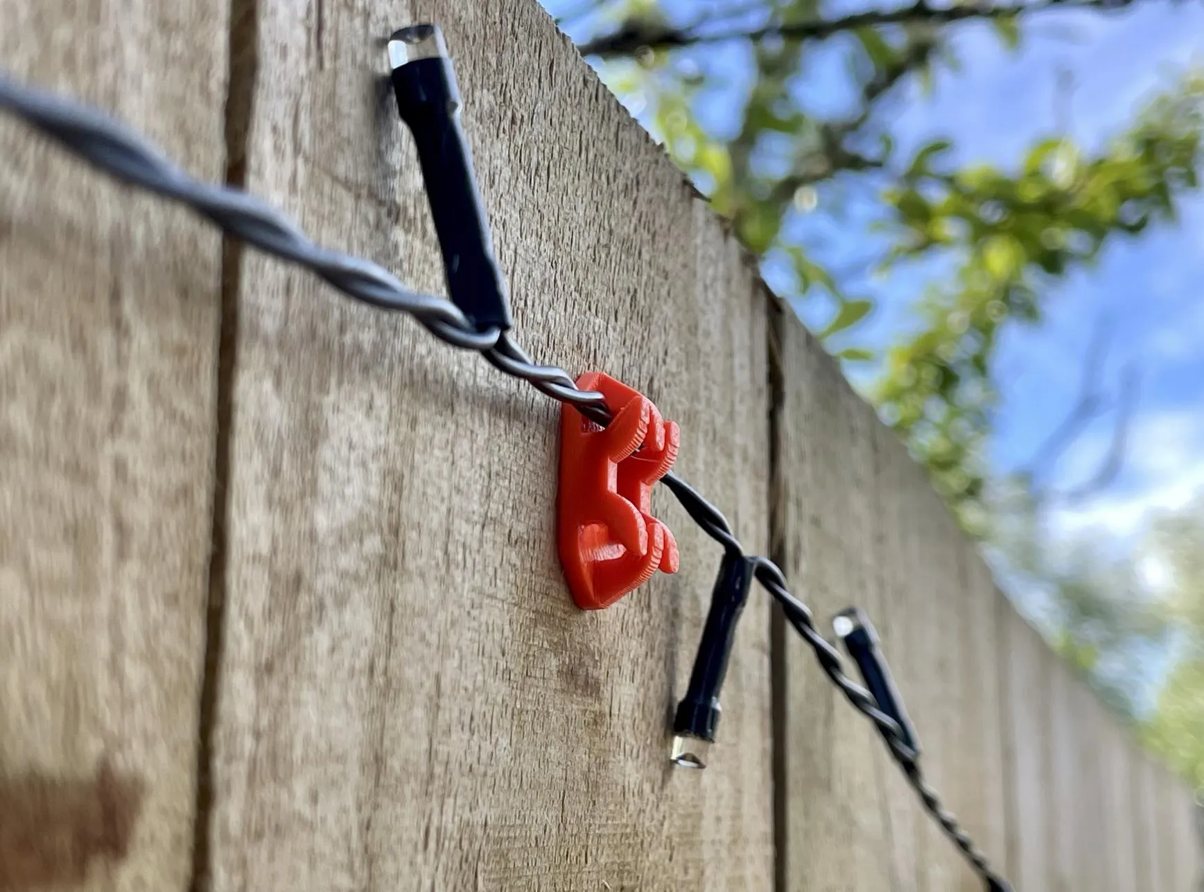 Giá Treo Đèn Trang Trí Giáng Sinh/Đèn Fairy Lên Hàng Rào