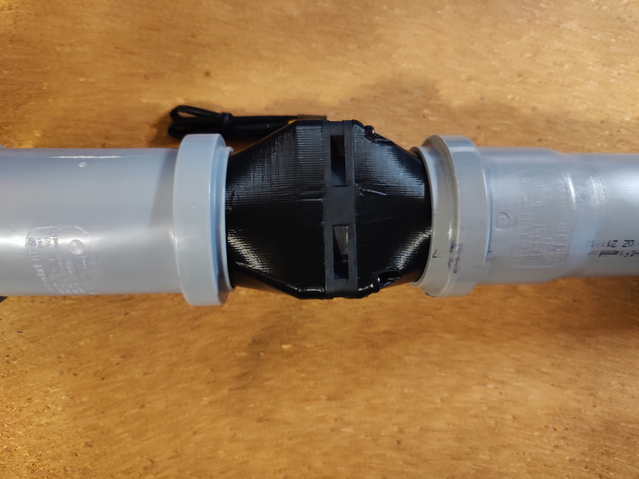 Coolingfan duct for DN50 Pipes