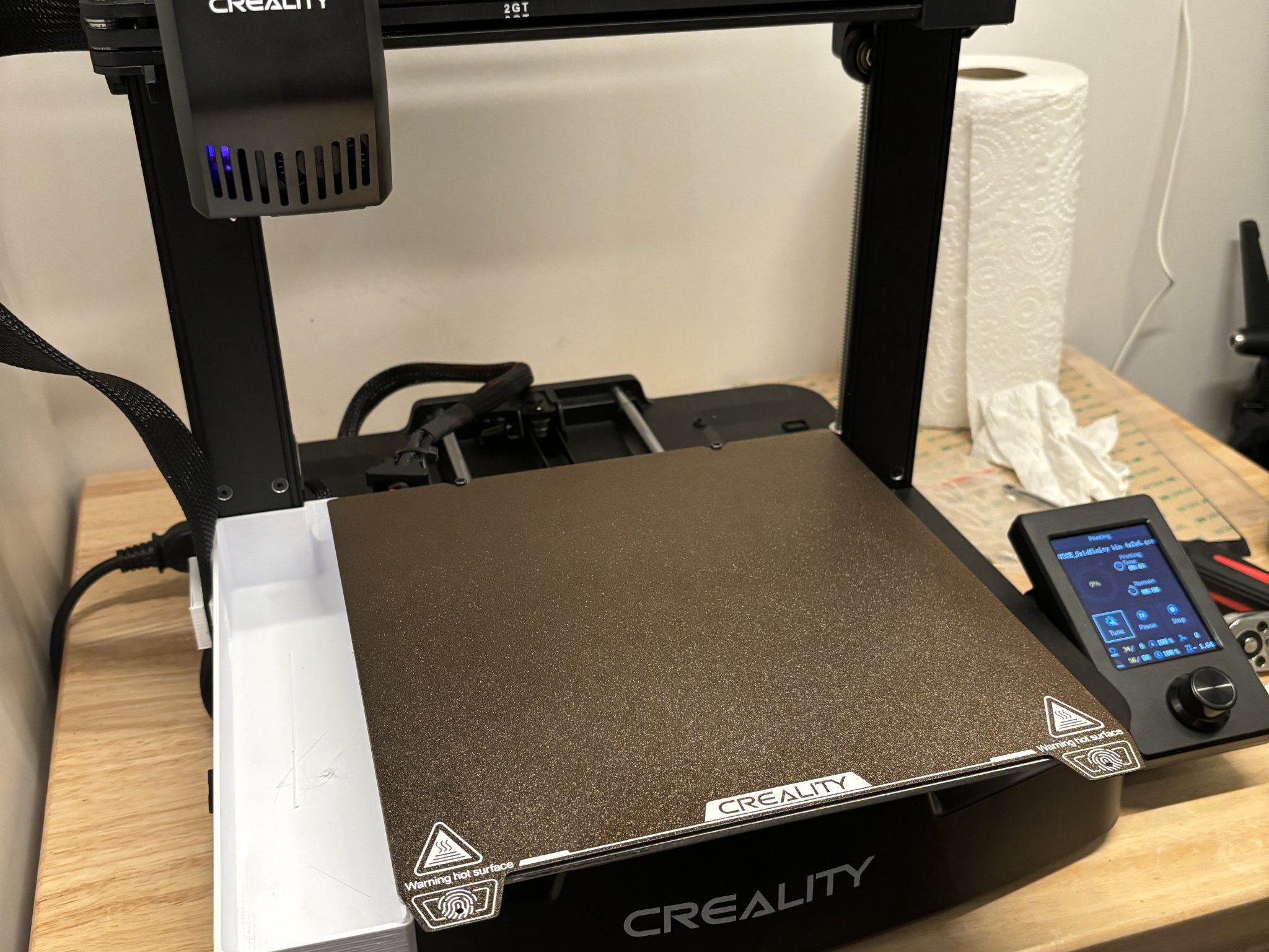 Tiêu đề Thùng Ender 3 V3 SE Giá đỡ cáp Tóm tắt Phần đính k