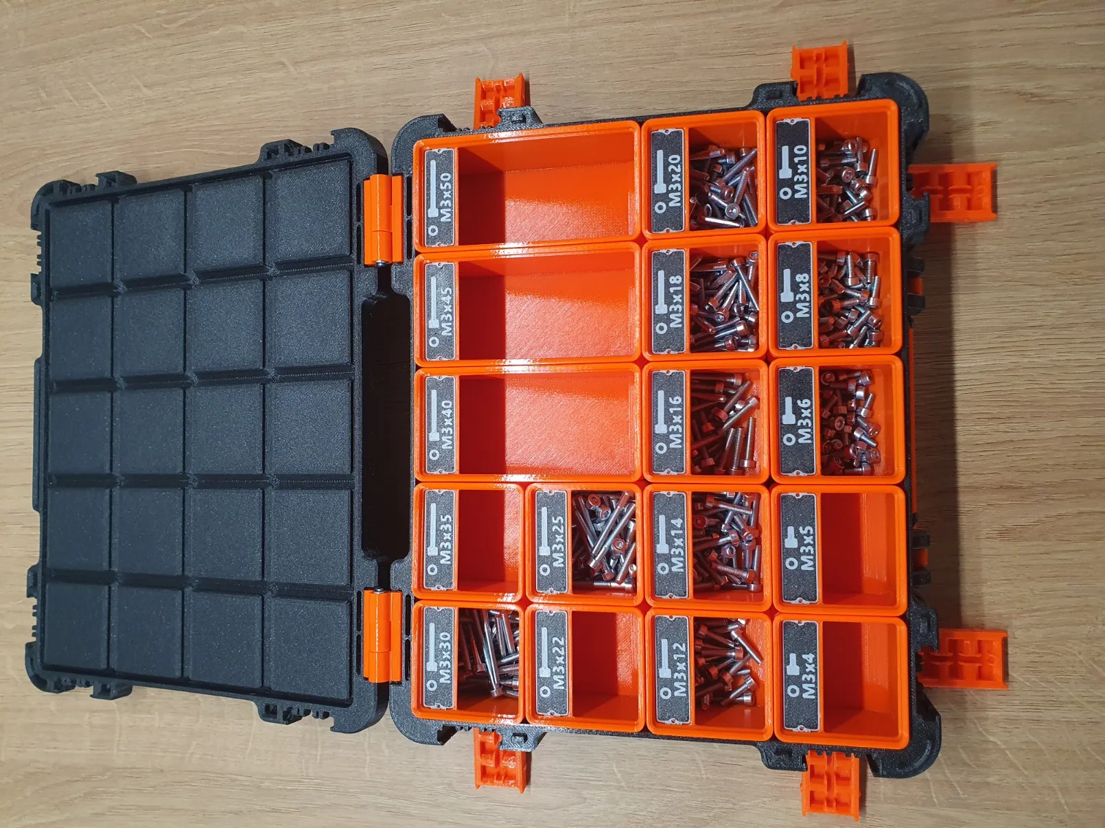 Tiêu đề Nhãn vít cho thùng Gridfinity Tổng hợp Nhãn vít có hì