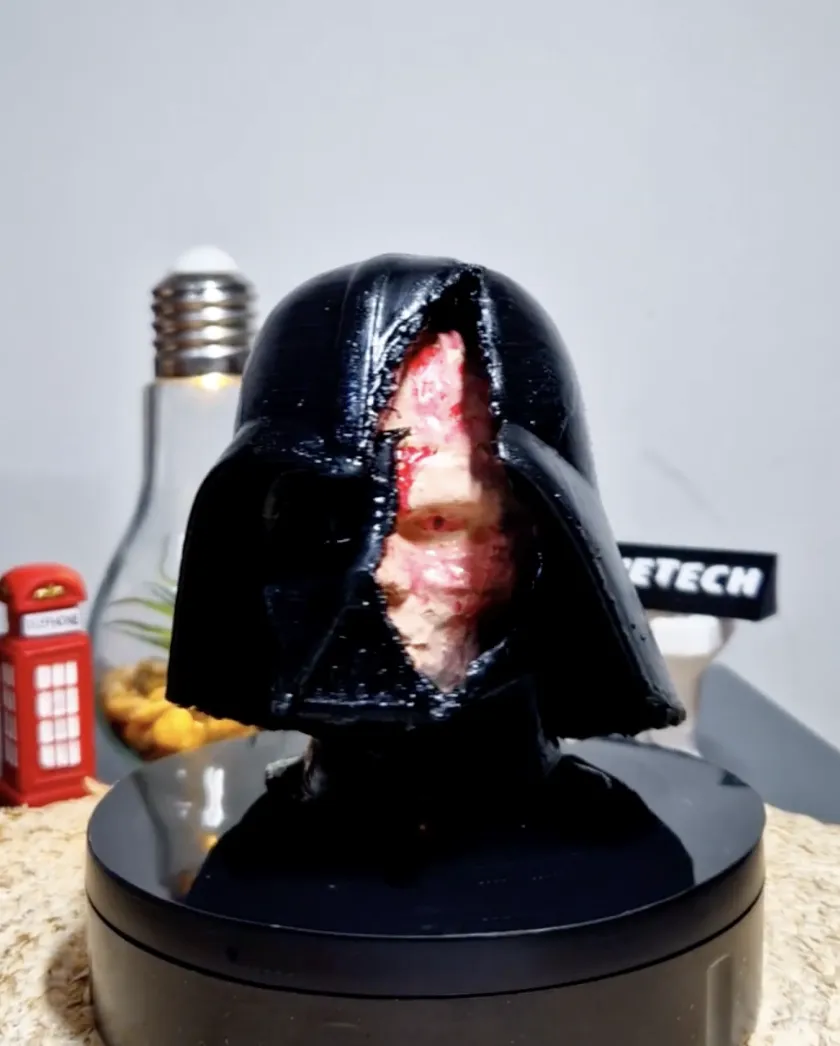 Tiêu đề Darth Vader bị hư hại trong mặt nạ Tóm tắt Bản in 3
