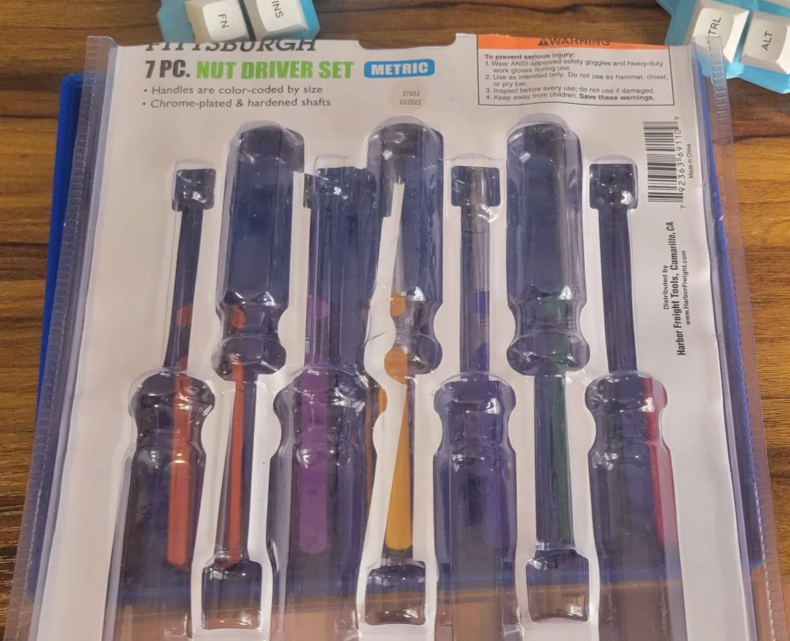 Tiêu đề Gridfinity Harbor Freight Pittsburg 7pc Bộ giữ bộ điều khi