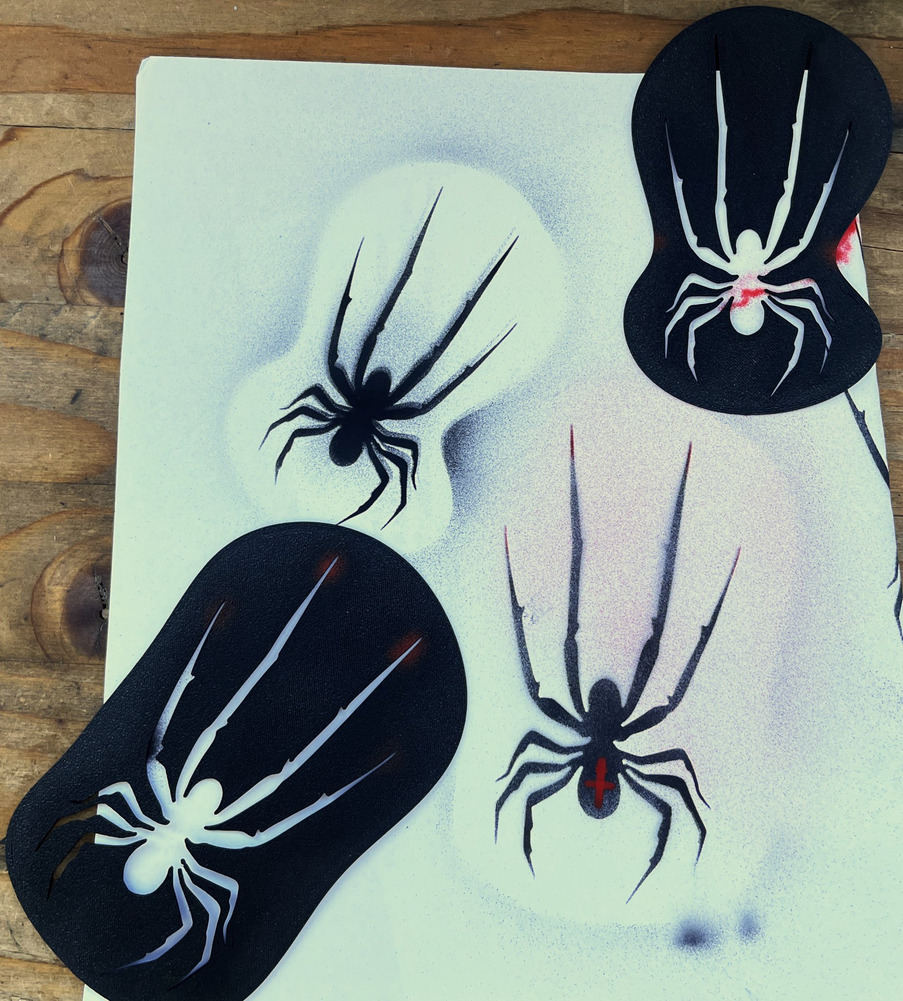 Tiêu đề Khuôn nhện dùng cho airbrushing Tóm tắt Khuôn nhện dùn