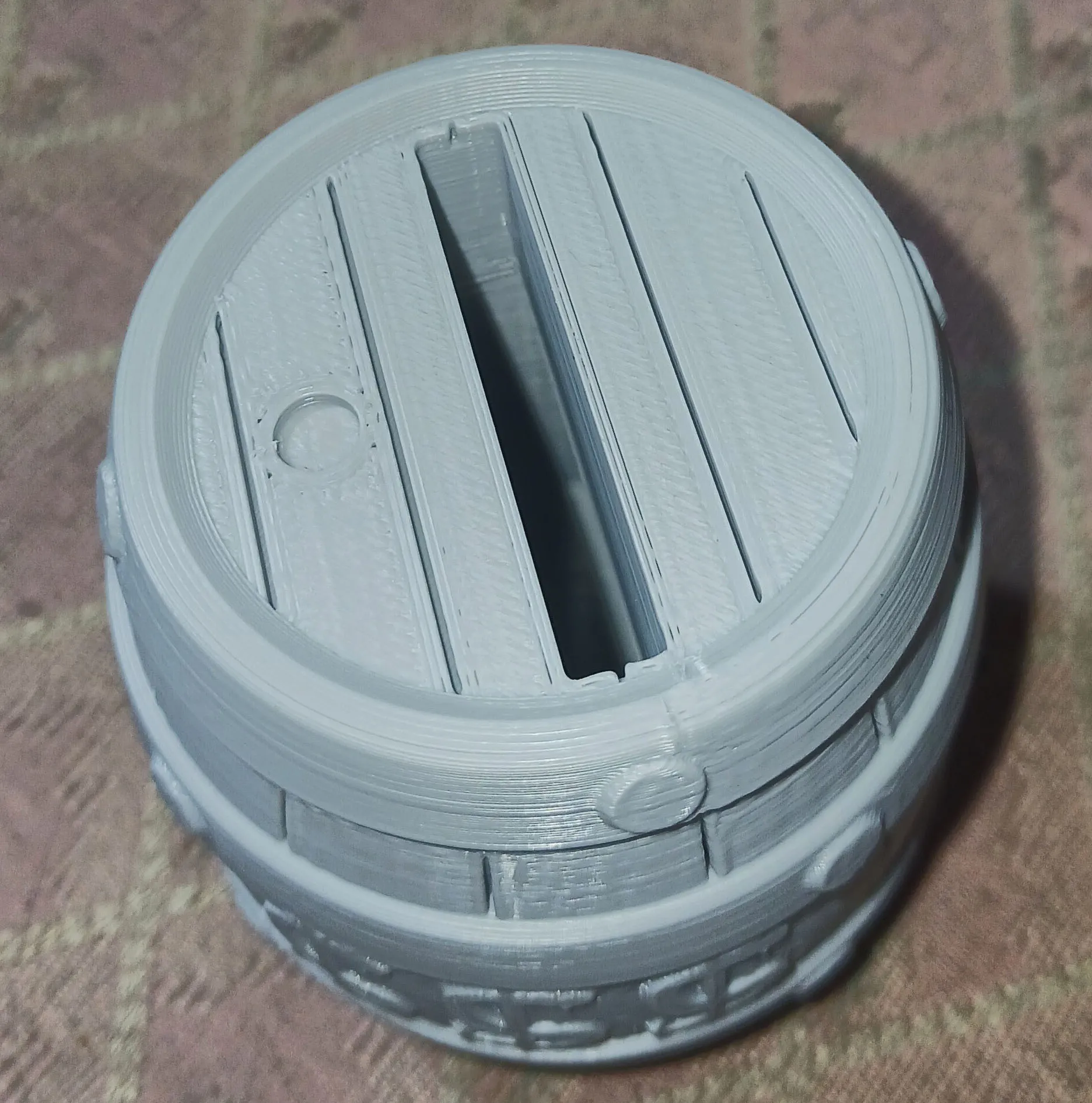 Ống Heo Tiền Xu Hình Thùng Cướp Biển - Không Cần Support