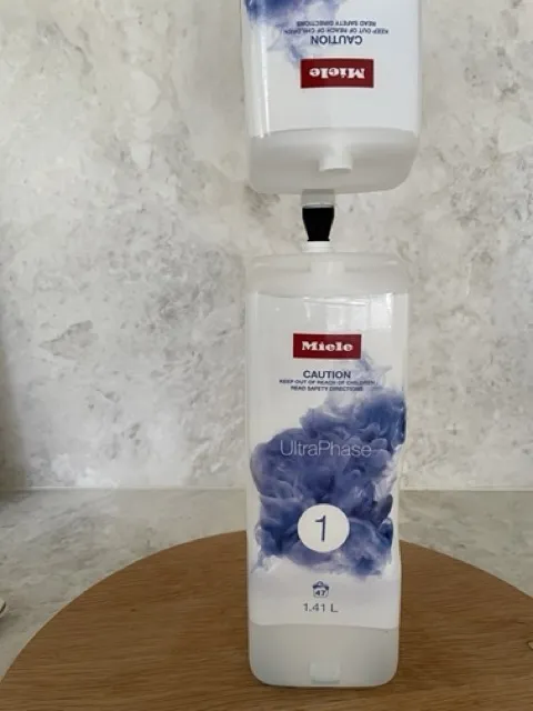 Tiêu đề Phễu cho bình giặt Miele DOS chuyển chất lỏng còn sót