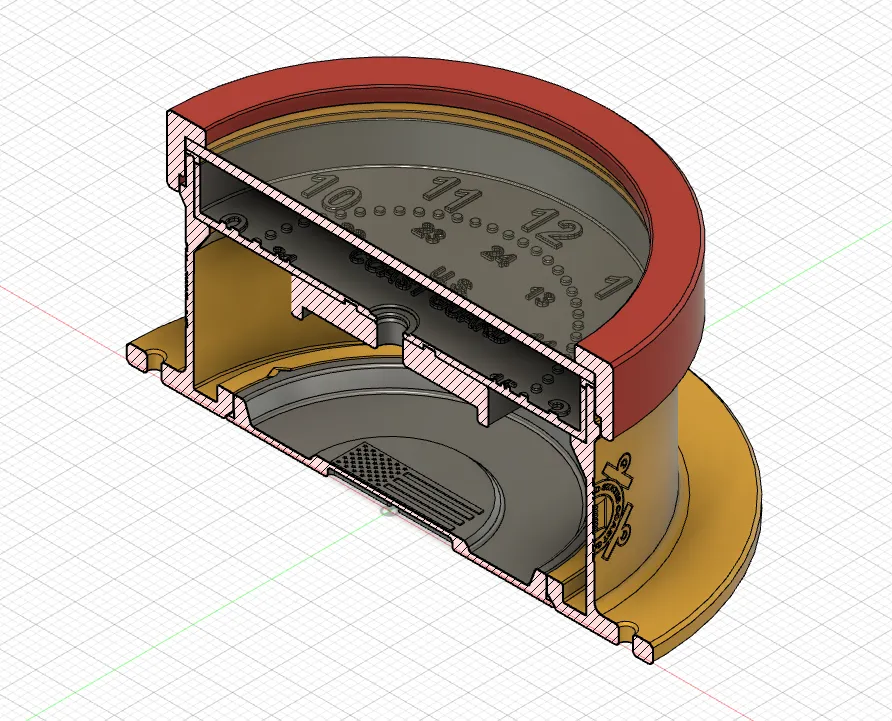 Tiêu đề Đồng hồ tàu USCG hoặc USN có thể gắn trên vách ngă