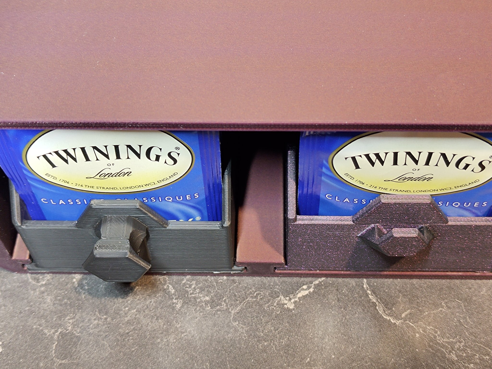 Tiêu đề Ngăn kéo đựng trà có tay cầm kéo dễ sử dụng hơn T