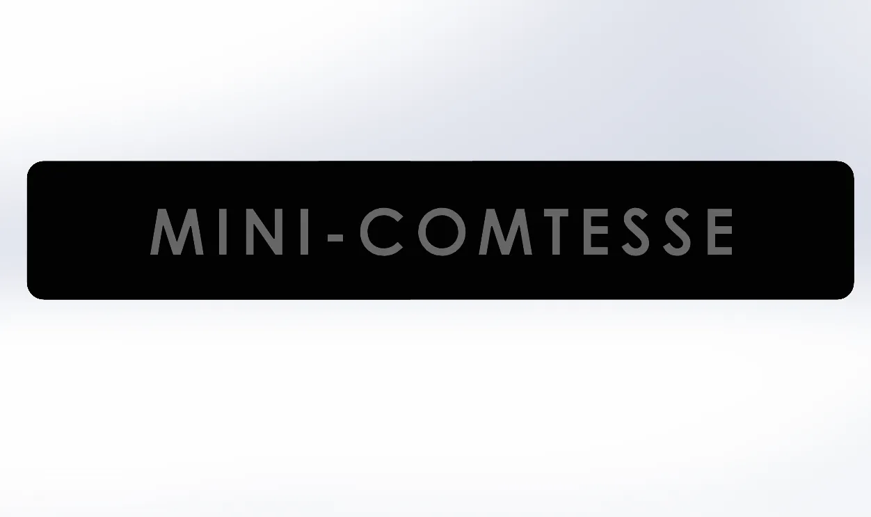 Plaque Mini-Comtesse