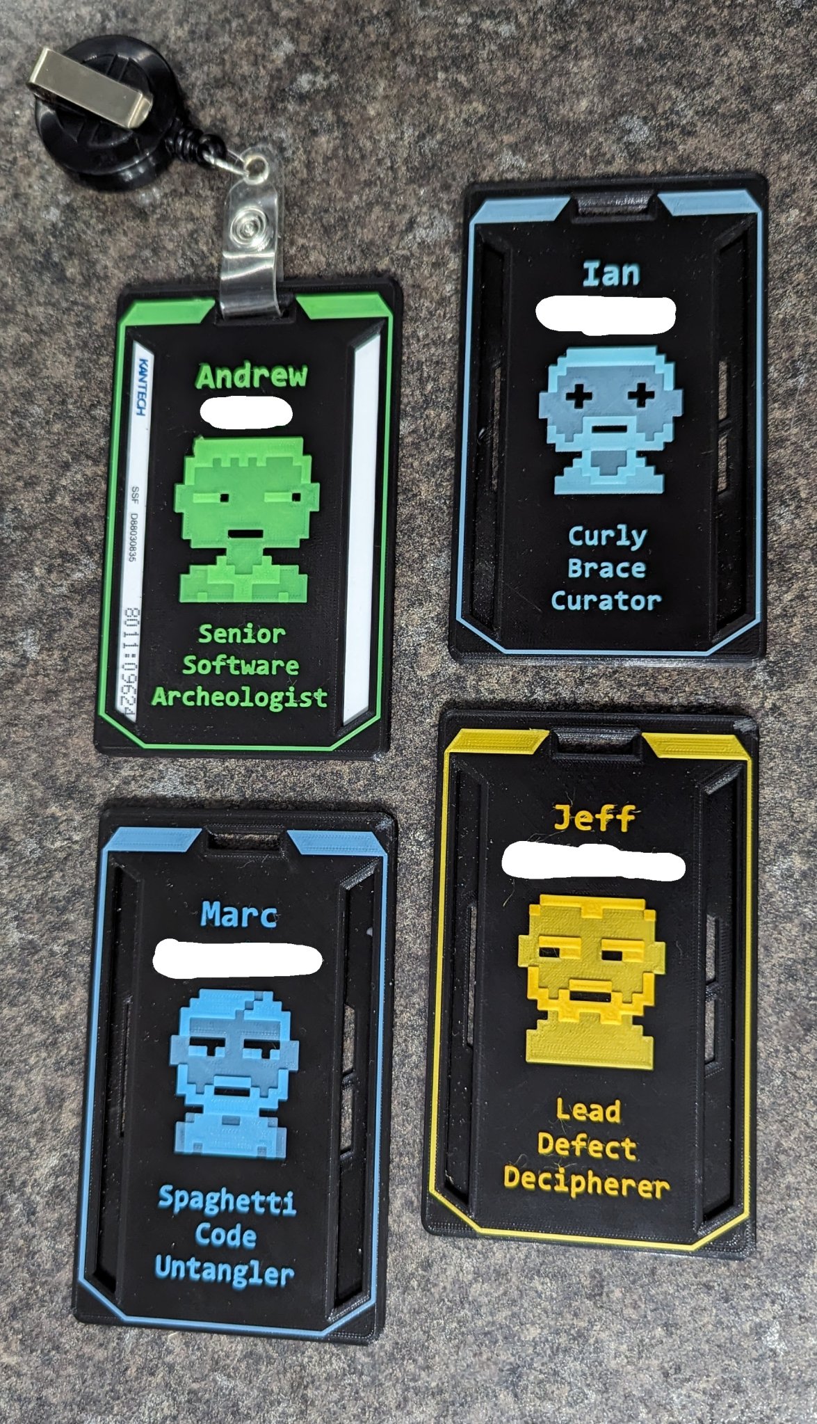 Scan Card Badge Holder