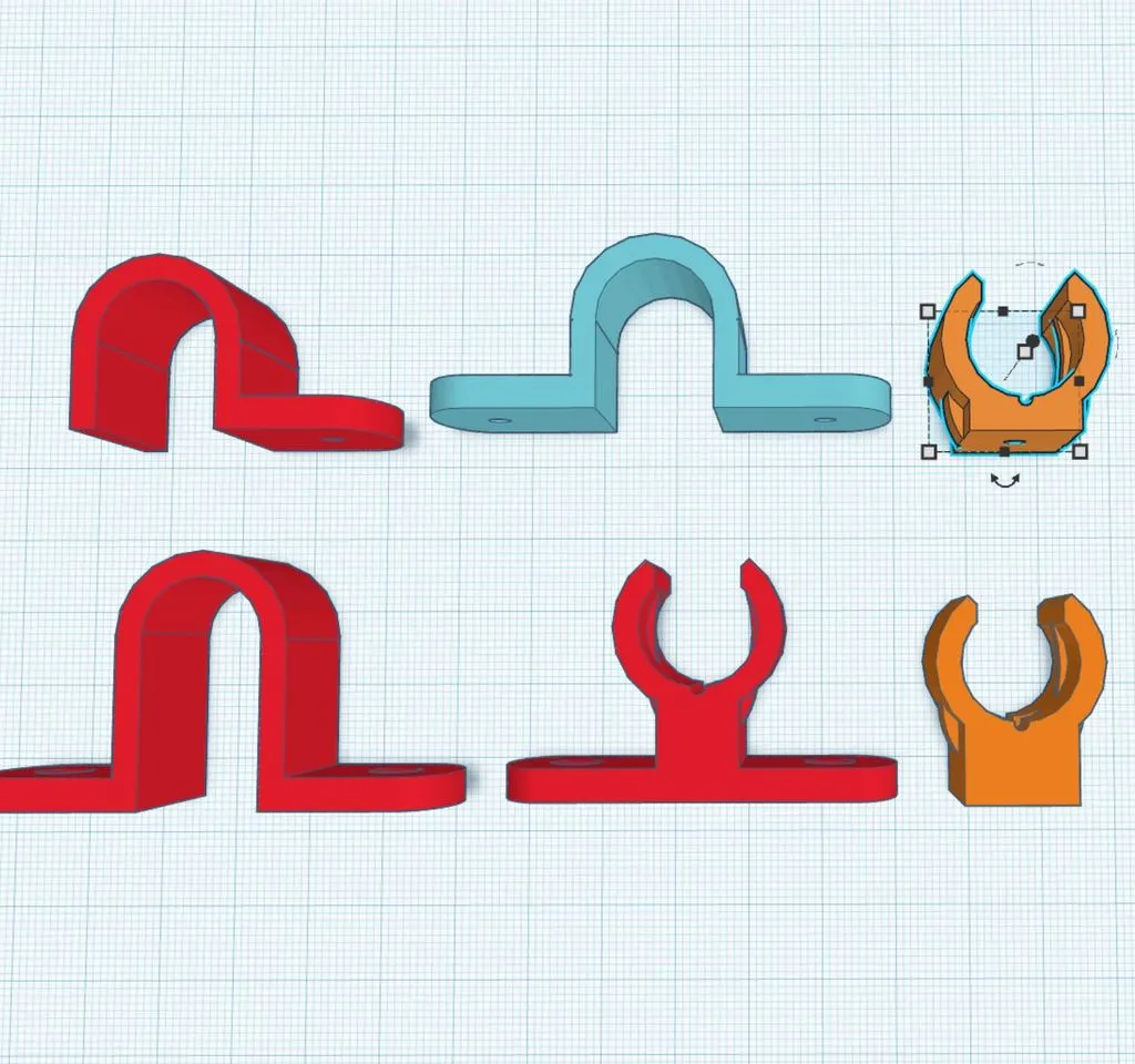 Collection of Hose Pipe Brackets, Clamps & Standoff's