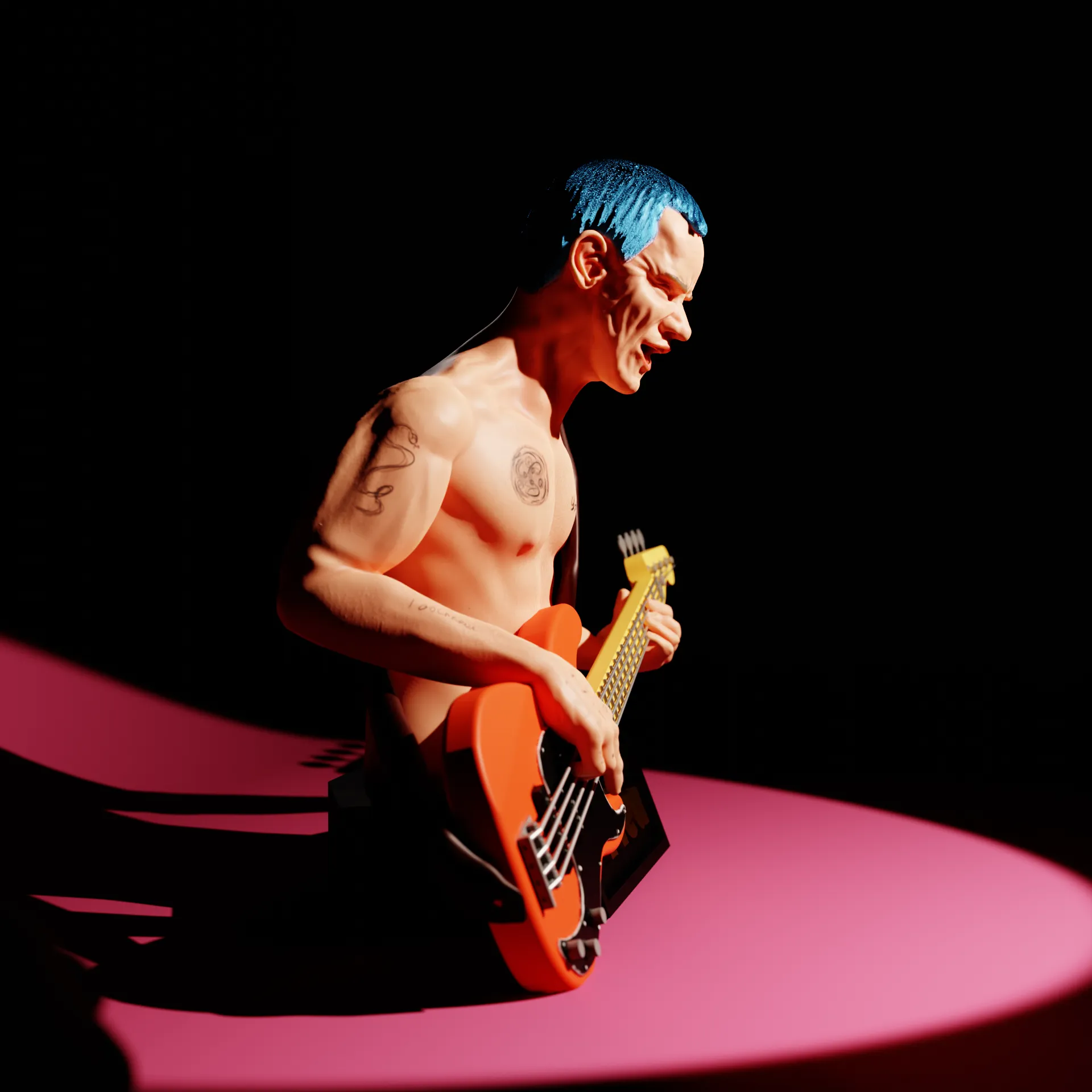 Title Fanart bức tượng bán thân của bọ chét Tóm tắt Tay bass y