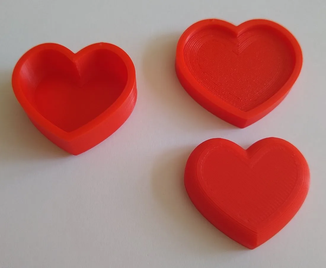 Hộp Trái Tim Có Nắp