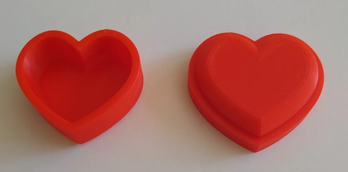 Hộp Trái Tim Có Nắp